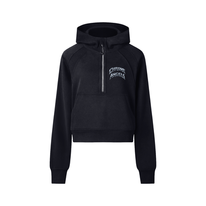 Chrome Angels Half Zip Hoodie