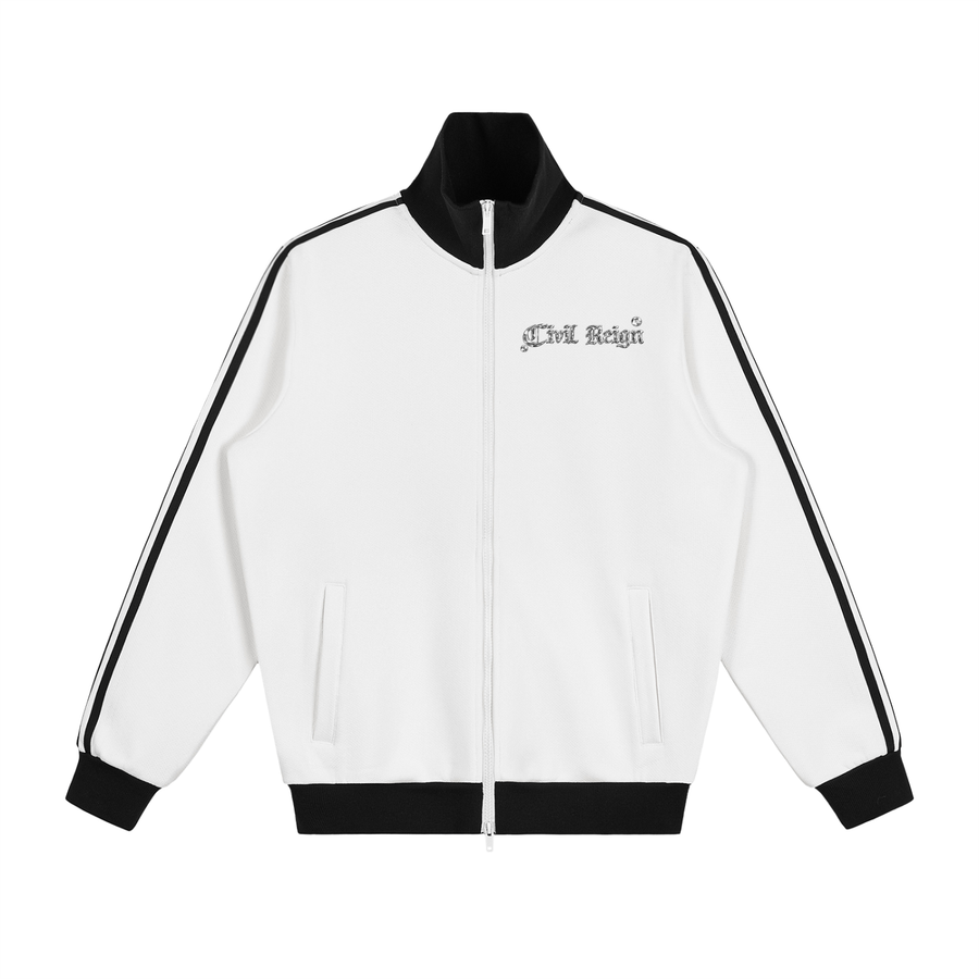 Chrome Angels White/Black Track Jacket
