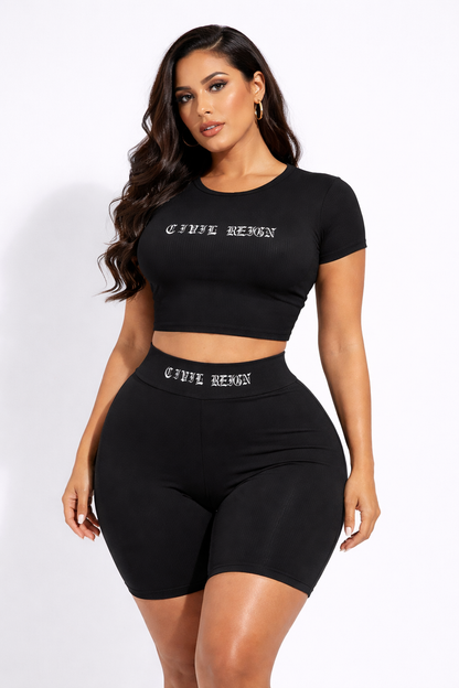 Bodycon Cropped Tee