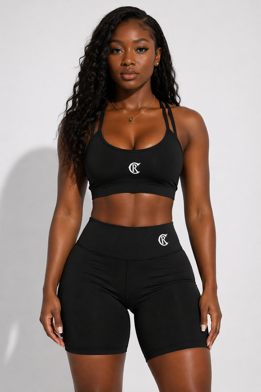 CR Luxury Women’s Activewear Set – Civil Reign CR Sculpt Fit Gym Set (Sports Bra + Leggings)