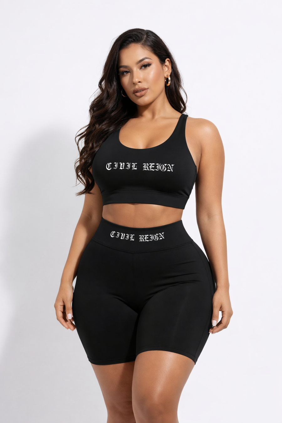 Luxury Women’s Activewear Set – Civil Reign CR Sculpt Fit Gym Set (Sports Bra + Leggings)