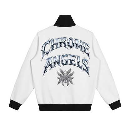 Chrome Angels White/Black Track Jacket
